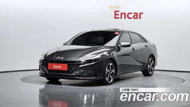 Hyundai Avante Hybrid (CN7) 2021 Серый из Кореи