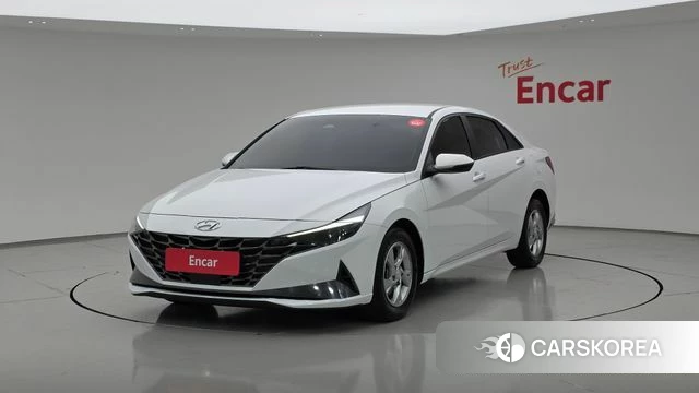 Hyundai Avante (CN7) 2021 Белый из Кореи