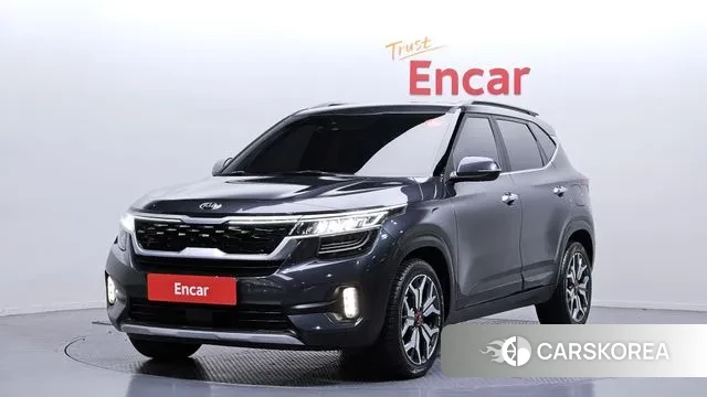 Kia Seltos 2021 Серый из Кореи