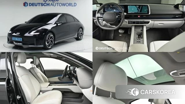 Hyundai Ionic 6 2022 Черный из Кореи