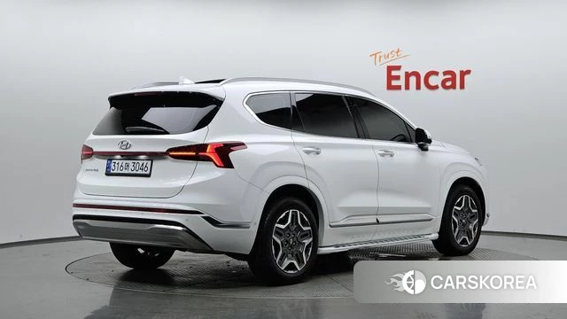 Hyundai The New Santa Fe 2023 Белый из Кореи