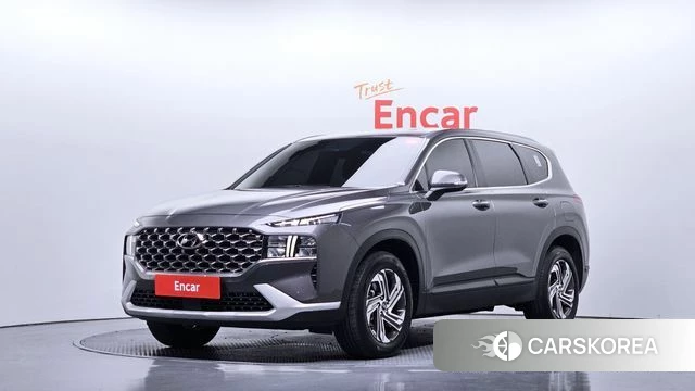 Hyundai The New Santa Fe 2022 Серый из Кореи