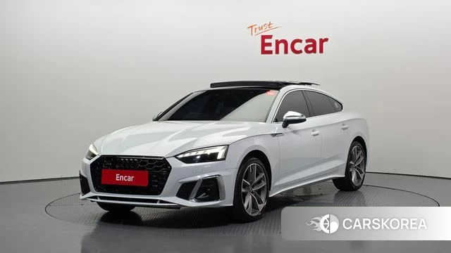 Audi A5 (F5) 2020 Белый из Кореи