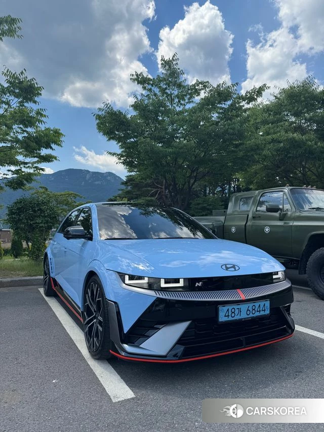 Hyundai Ionic 5 2025 Небесно-голубой из Кореи