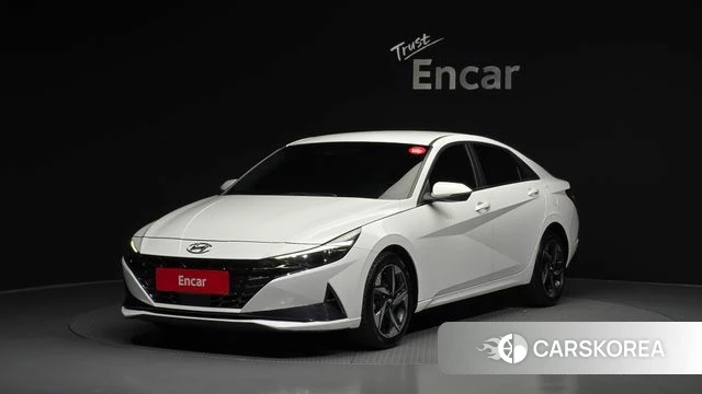 Hyundai Avante (CN7) 2020 Белый из Кореи