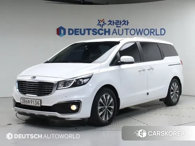 Kia All New Carnival 2018 Белый из Кореи