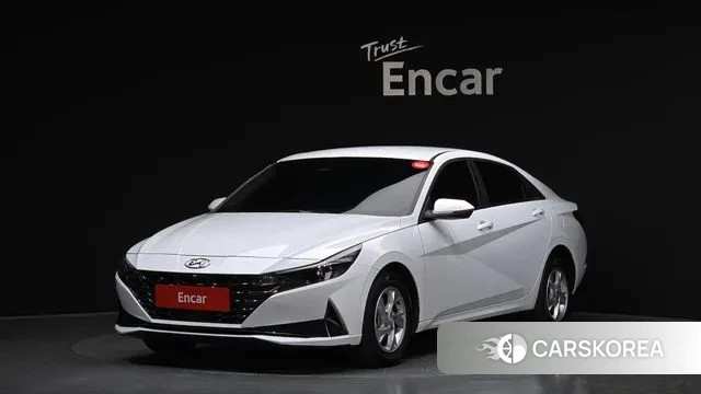 Hyundai Avante (CN7) 2021 Белый из Кореи