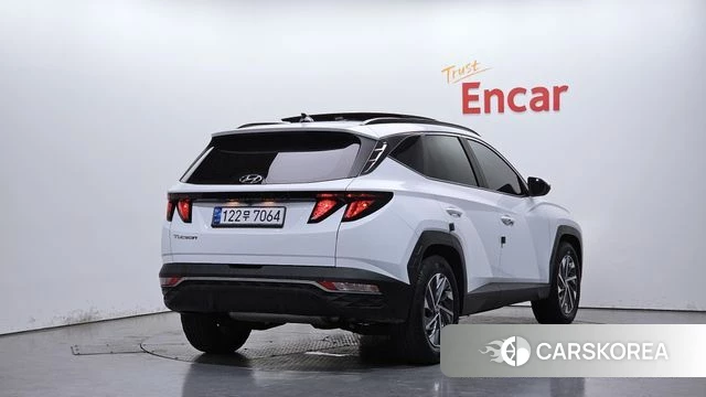 Hyundai Tucson Hybrid (NX4) 2023 Белый из Кореи