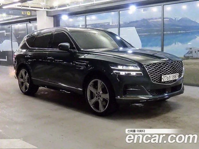 Genesis GV80 2021 Темно-зеленый из Кореи