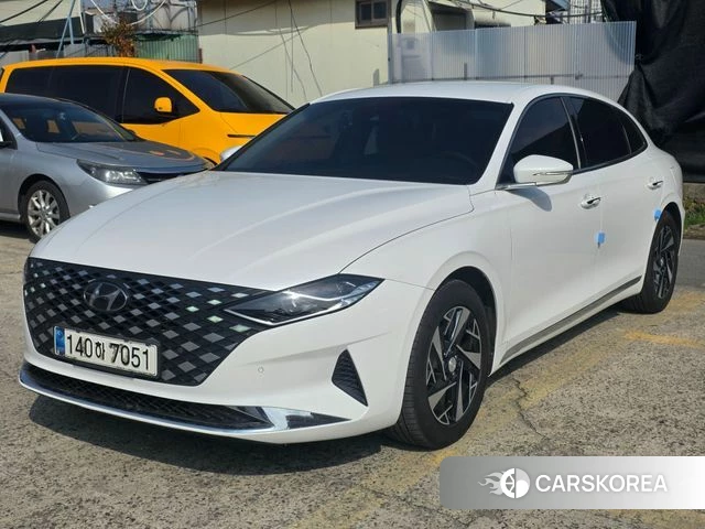 Hyundai The New Grandeur IG Hybrid 2021 Белый из Кореи