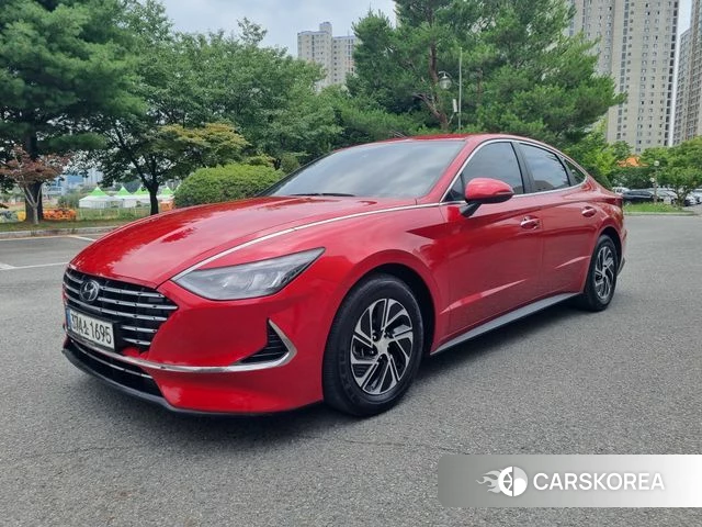 Hyundai Sonata Hybrid (DN8) 2021 Красный из Кореи