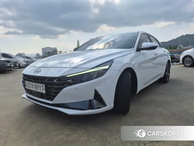 Hyundai Avante (CN7) 2020 Белый из Кореи