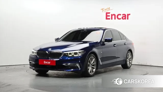 BMW 5 Series (G30) 2018 Синий из Кореи