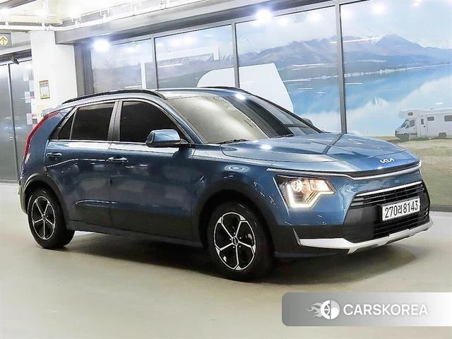 Kia Di Ol Nu Niro 2022 Синий из Кореи