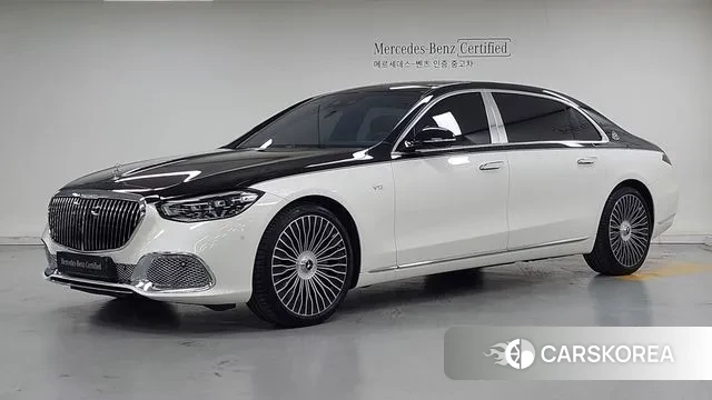 Mercedes-Benz S-Class W223 2023 Белый двухцветный из Кореи