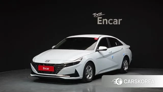 Hyundai Avante (CN7) 2022 Белый из Кореи