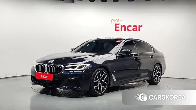 BMW 5 Series (G30) 2021 Черный из Кореи