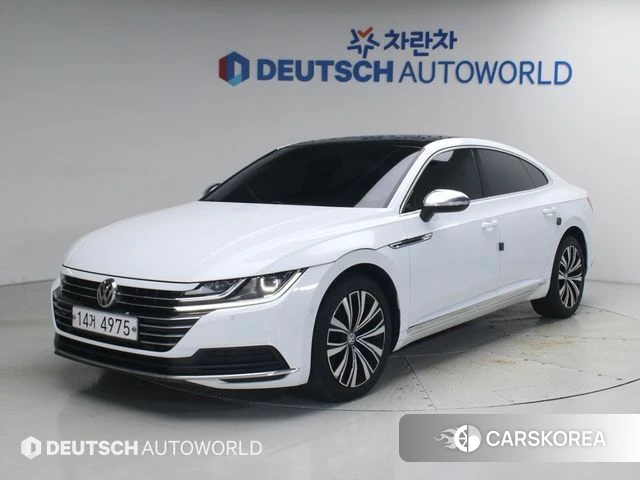 Volkswagen Arteon 2019 Белый из Кореи