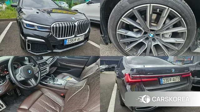 BMW 7 Series (G11) 2020 Черный из Кореи