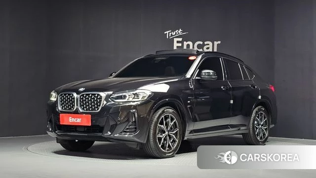 BMW X4 (G02) 2022 Черный из Кореи