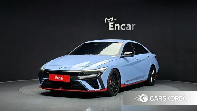 Hyundai The New Avante (CN7) 2025 Небесно-голубой из Кореи