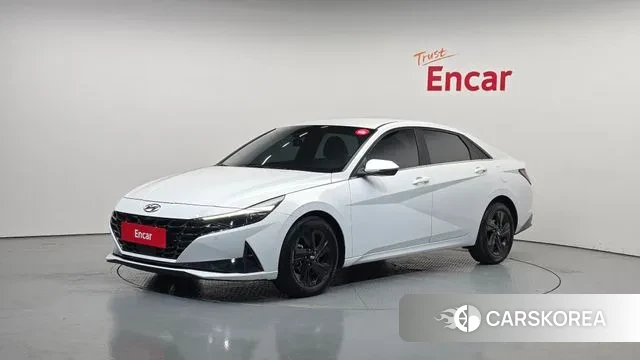 Hyundai Avante (CN7) 2020 Белый из Кореи