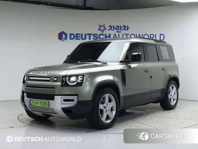 Land Rover Defender (L663) 2024 Светло-зеленый из Кореи