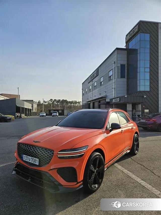 Genesis GV70 2022 Оранжевый из Кореи