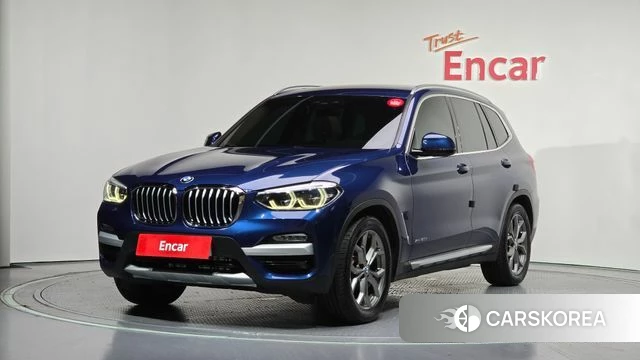 BMW X3 (G01) 2018 Синий из Кореи