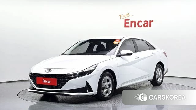 Hyundai Avante (CN7) 2021 Белый из Кореи