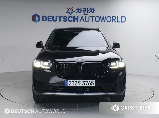 BMW X3 (G01) 2022 Черный из Кореи