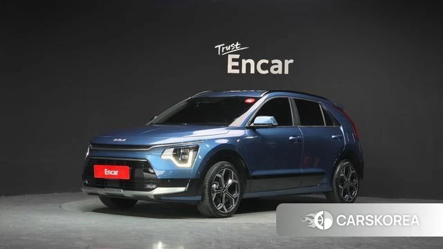 Kia Di Ol Nu Niro 2022 Синий из Кореи