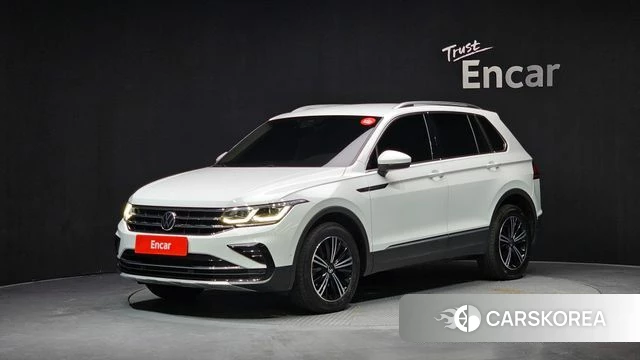 Volkswagen Tiguan second Generation 2021 Белый из Кореи