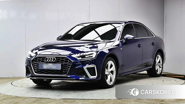 Audi A4 (B9) 2021 Синий из Кореи