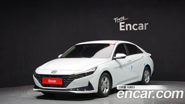 Hyundai Avante (CN7) 2020 Белый из Кореи