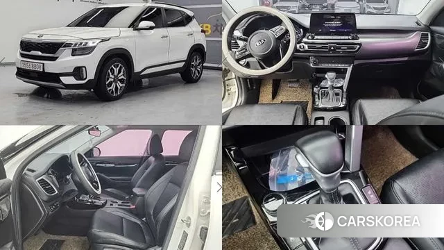 Kia Seltos 2021 Белый из Кореи