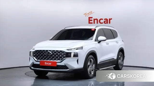 Hyundai The New Santa Fe 2021 Белый из Кореи