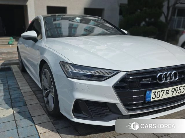 Audi A7 (4K) 2021 Белый из Кореи
