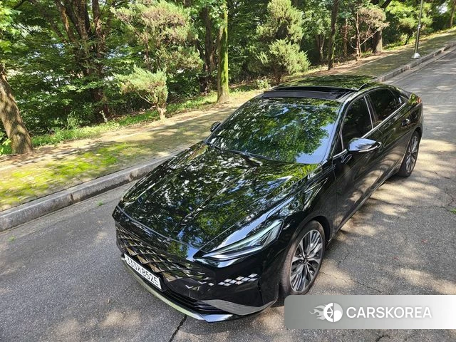 Kia K8 2021 Черный из Кореи