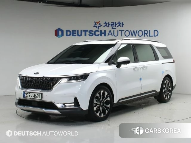 Kia Carnival 4th generation 2021 Белый из Кореи