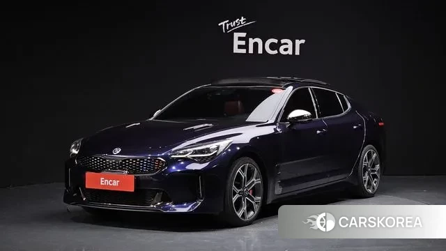 Kia Stinger 2018 Синий из Кореи