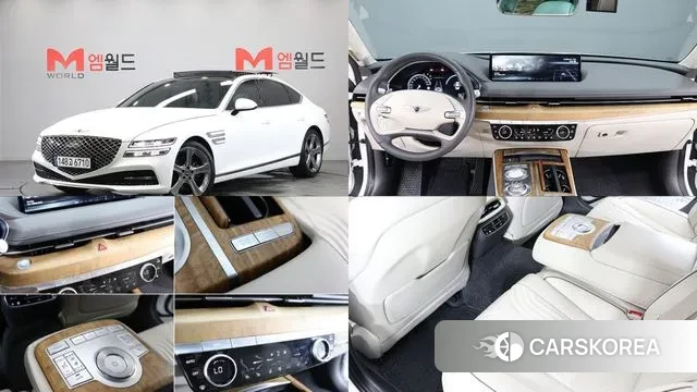 Genesis G80 (RG3) 2021 Белый из Кореи