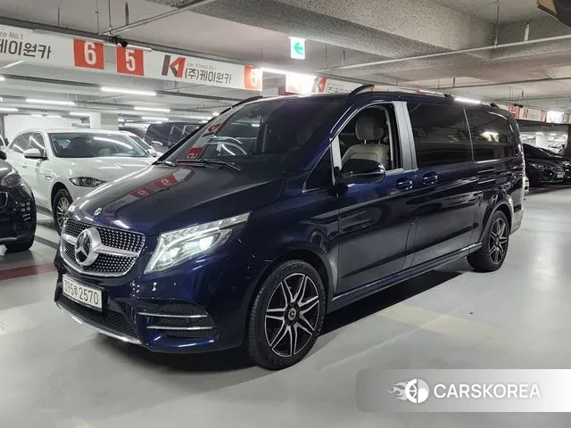 Mercedes-Benz V-Class 2022 Синий из Кореи