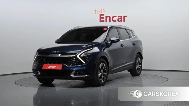 Kia Sportage 5th Generation Hybrid 2021 Синий из Кореи