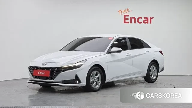 Hyundai Avante (CN7) 2022 Белый из Кореи