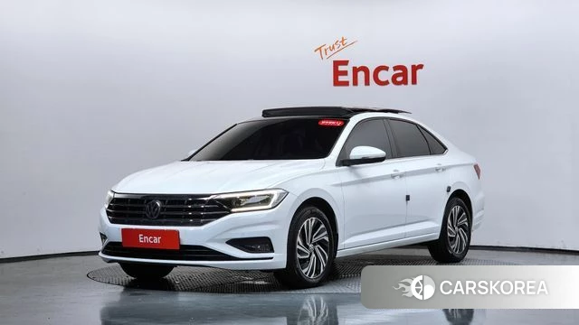 Volkswagen 7th Generation of Jetta 2021 Белый из Кореи