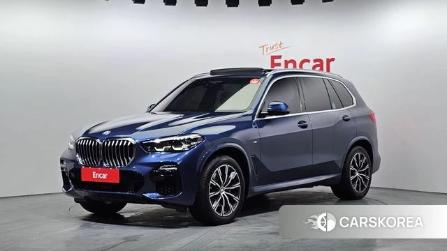 BMW X5 (G05) 2021 Синий из Кореи