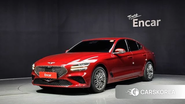 Genesis The New G70 2021 Красный из Кореи