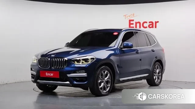 BMW X3 (G01) 2018 Синий из Кореи