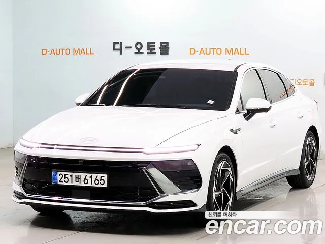 Hyundai Sonata D Edge Hybrid (DN8) 2024 Белый из Кореи